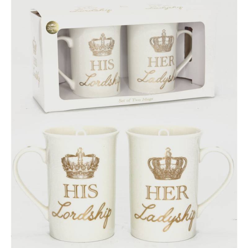 His Lordship Her Ladyship Mugs