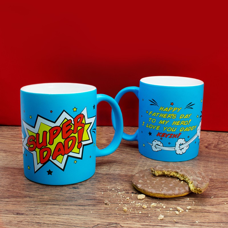 Personalised Super Dad Mug